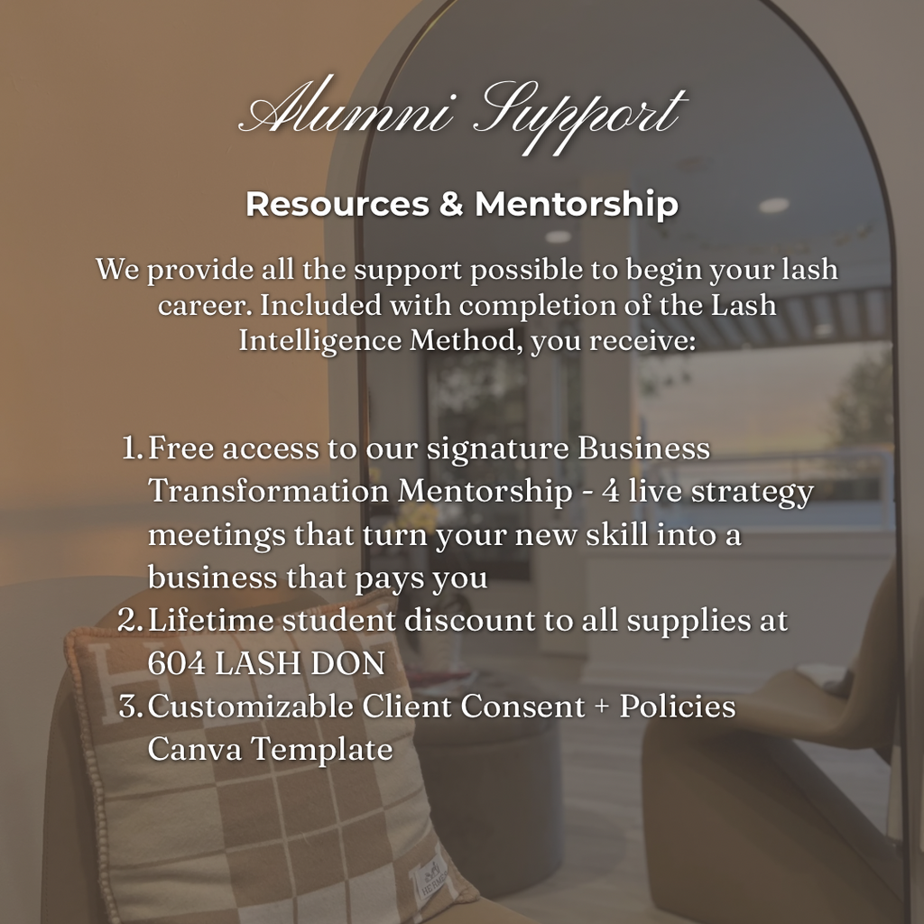 The Lash Intelligence Method - 2-week Certification Program