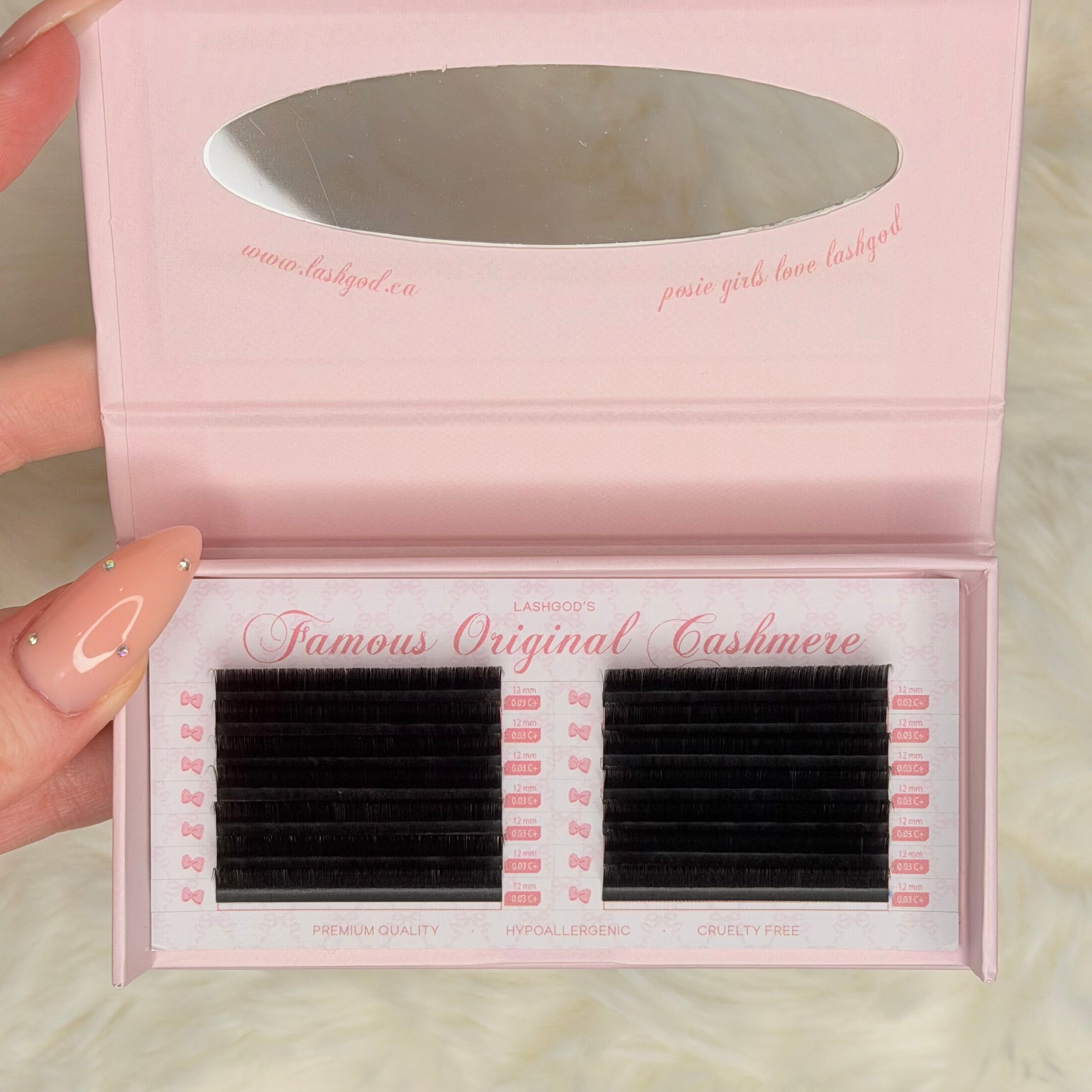 Lashgod OG Jet Black Volume Single Length Tray