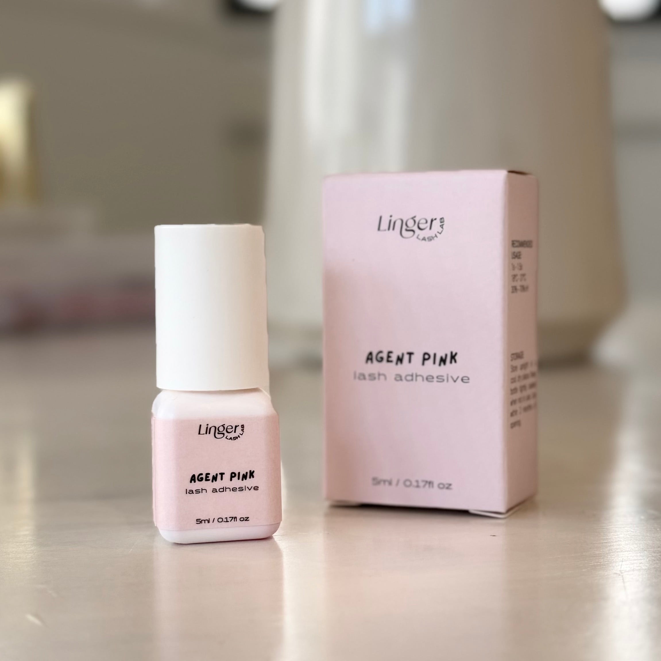 Agent Pink Clear Adhesive