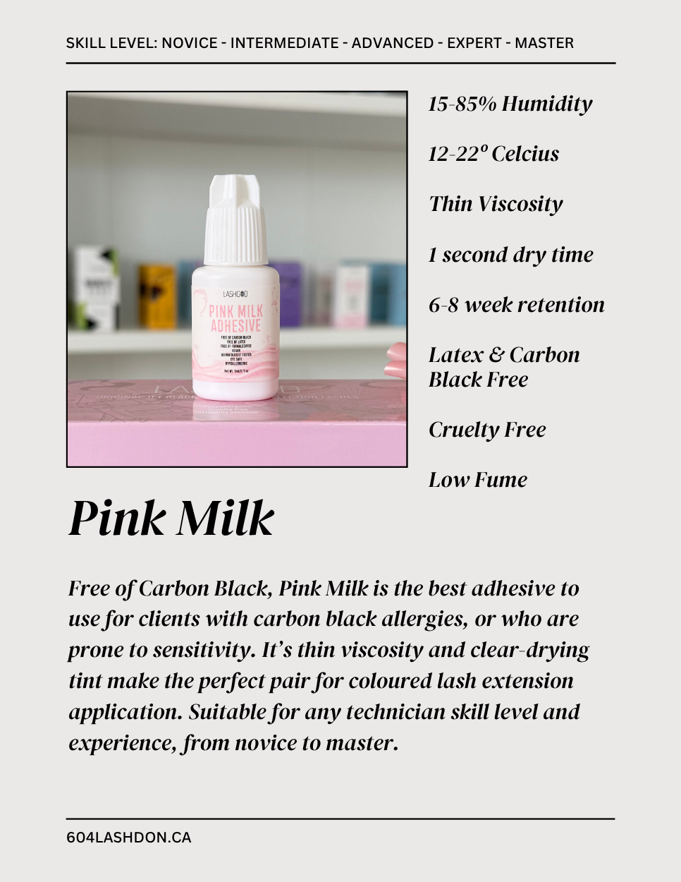 Pink Milk Sensitive Eyes Clear Adhesive