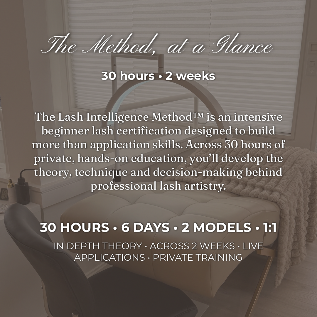 The Lash Intelligence Method - 2-week Certification Program