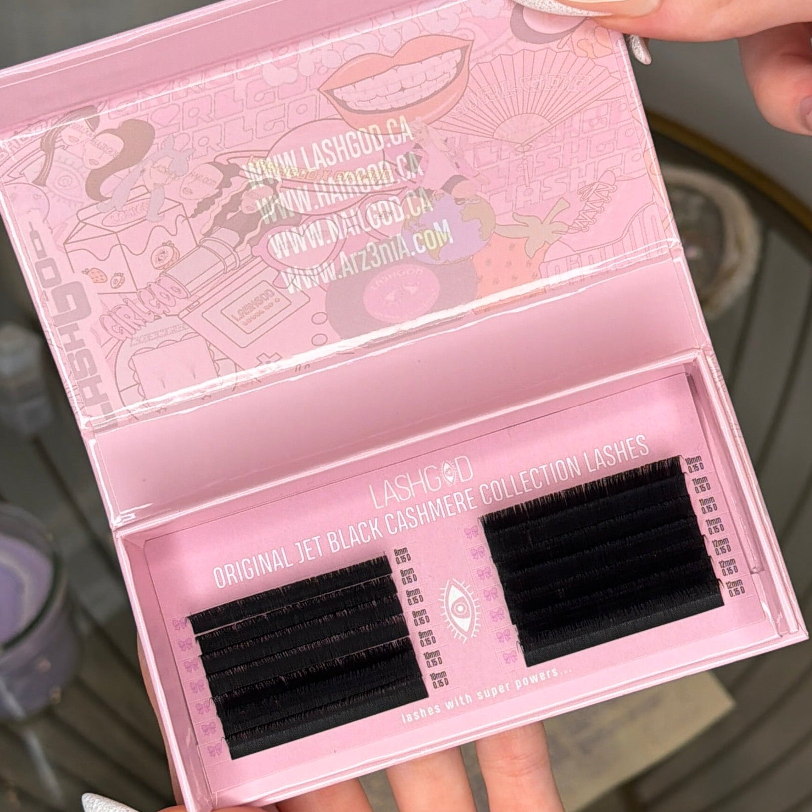 Lashgod OG Jet Black Classic Mix Tray