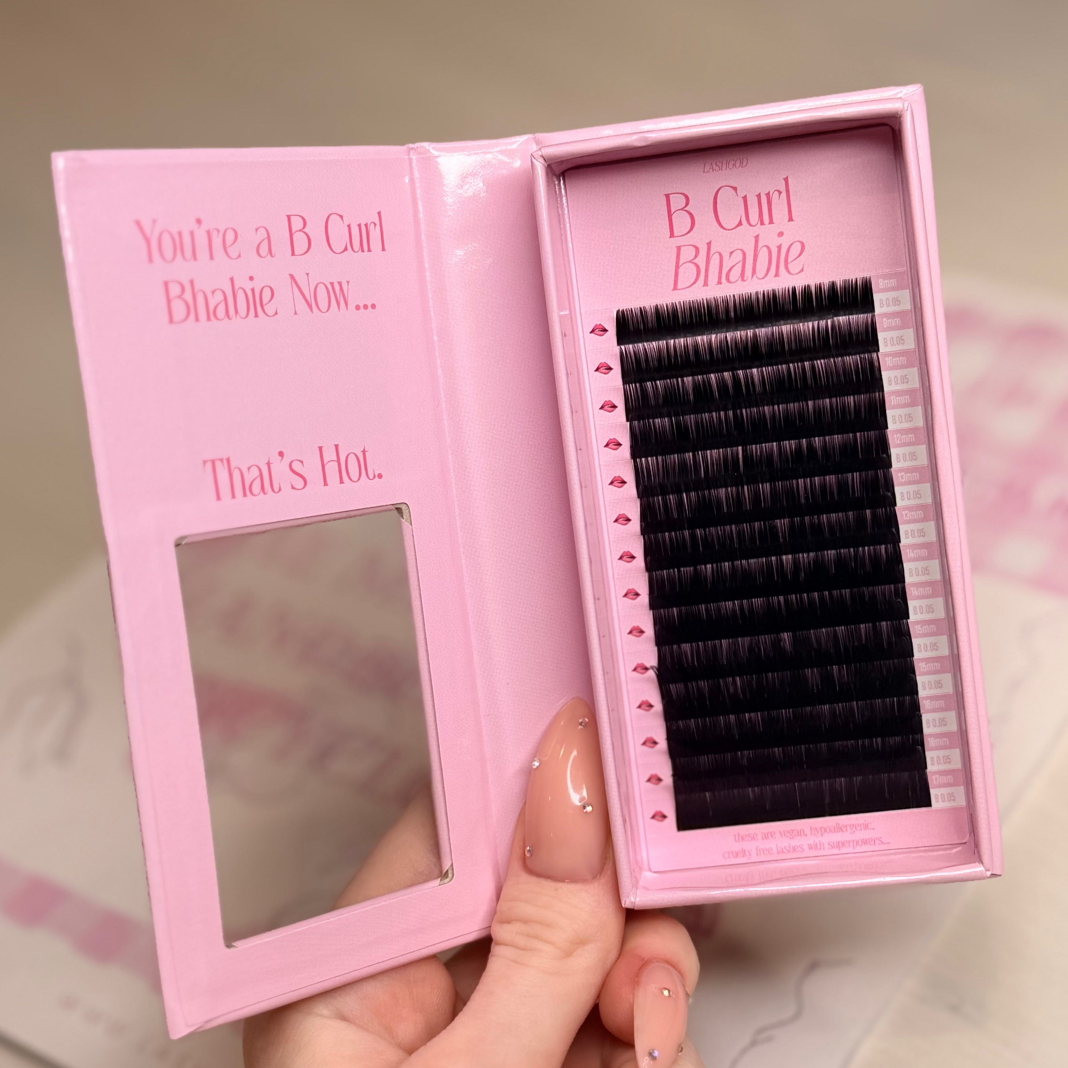 Lashgod B curl Mix Tray