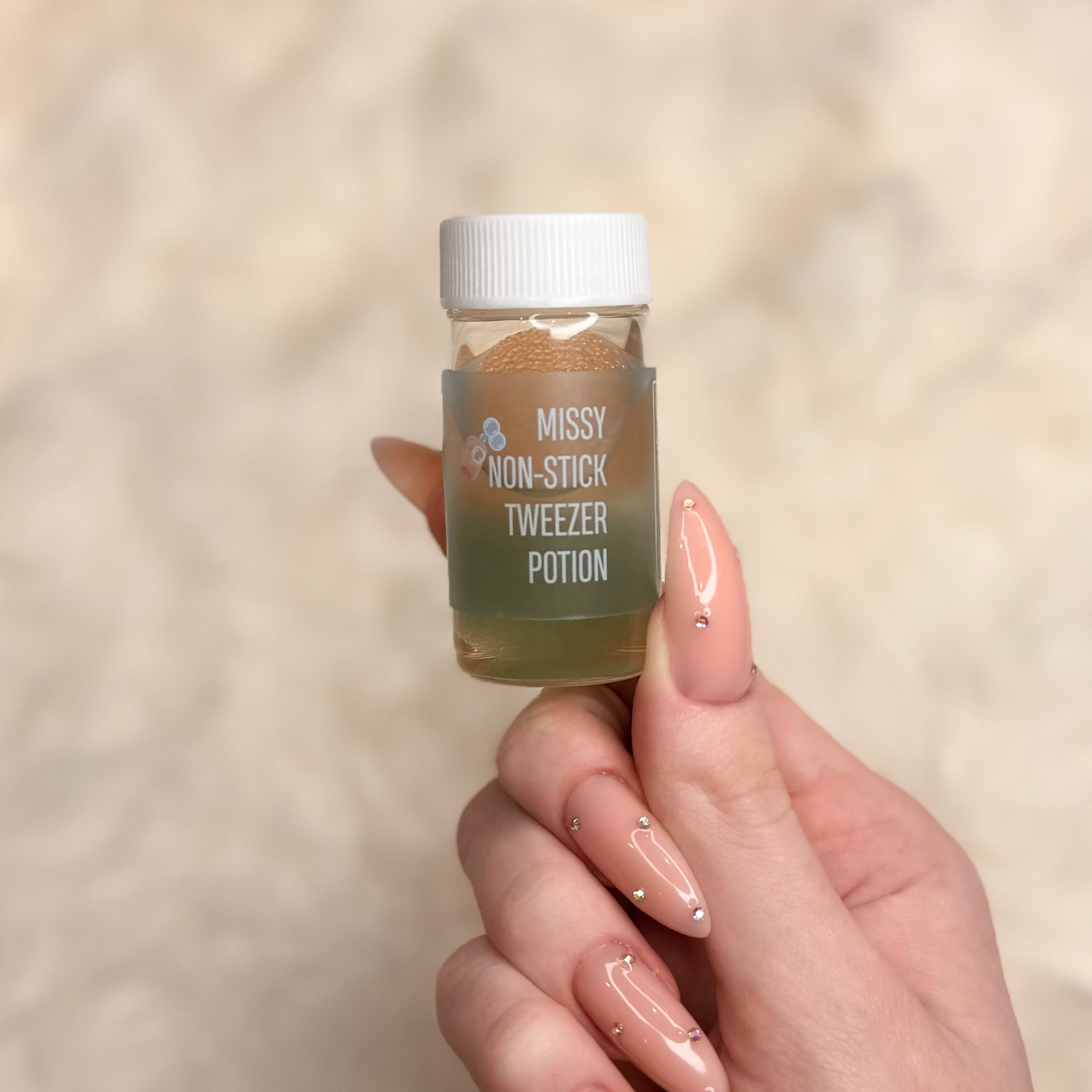 Missy non-stick Tweezer glue remover